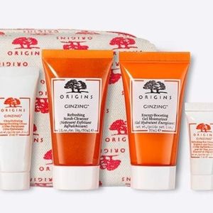 Origins Ginzing Mini 4 Piece Travel Set w/Bag